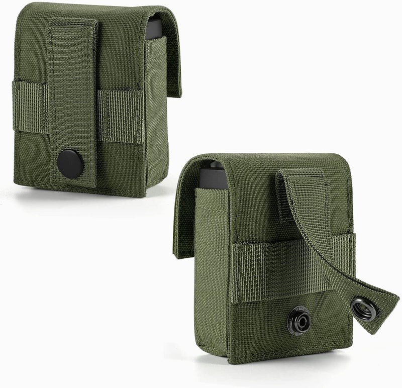 FRTKK 2 Pack Tactical Pouches, Molle EDC Compact Pouch Small Utility Pouch Accessories Battery Cigarette Case Card Holder Lighter Slot Mini Cigar Belt Waist Pack - Image 4